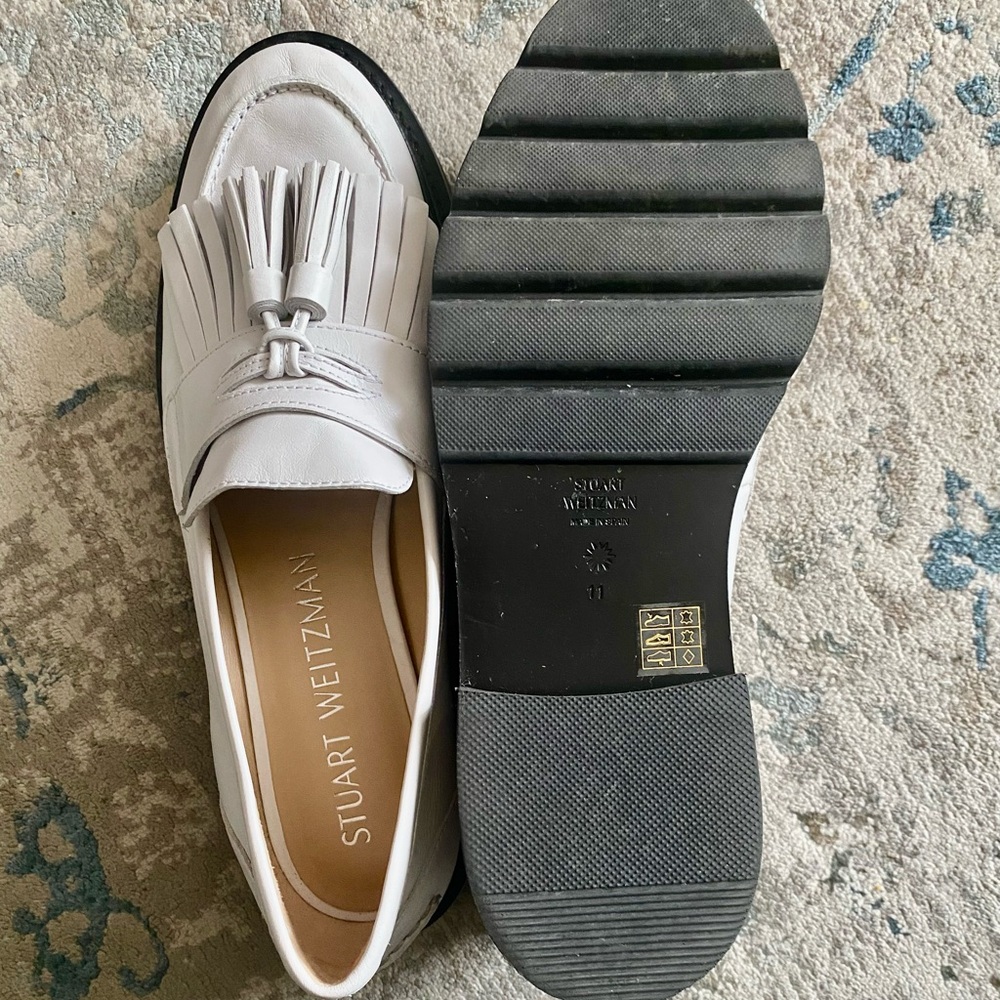 Stuart Weitzman Chunky Tassel Loafer 11 - Picture 7 of 7